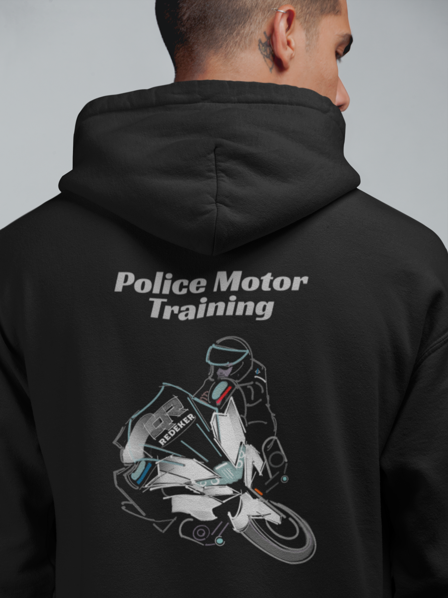 QR Police Motor Training | Zip Hoodie