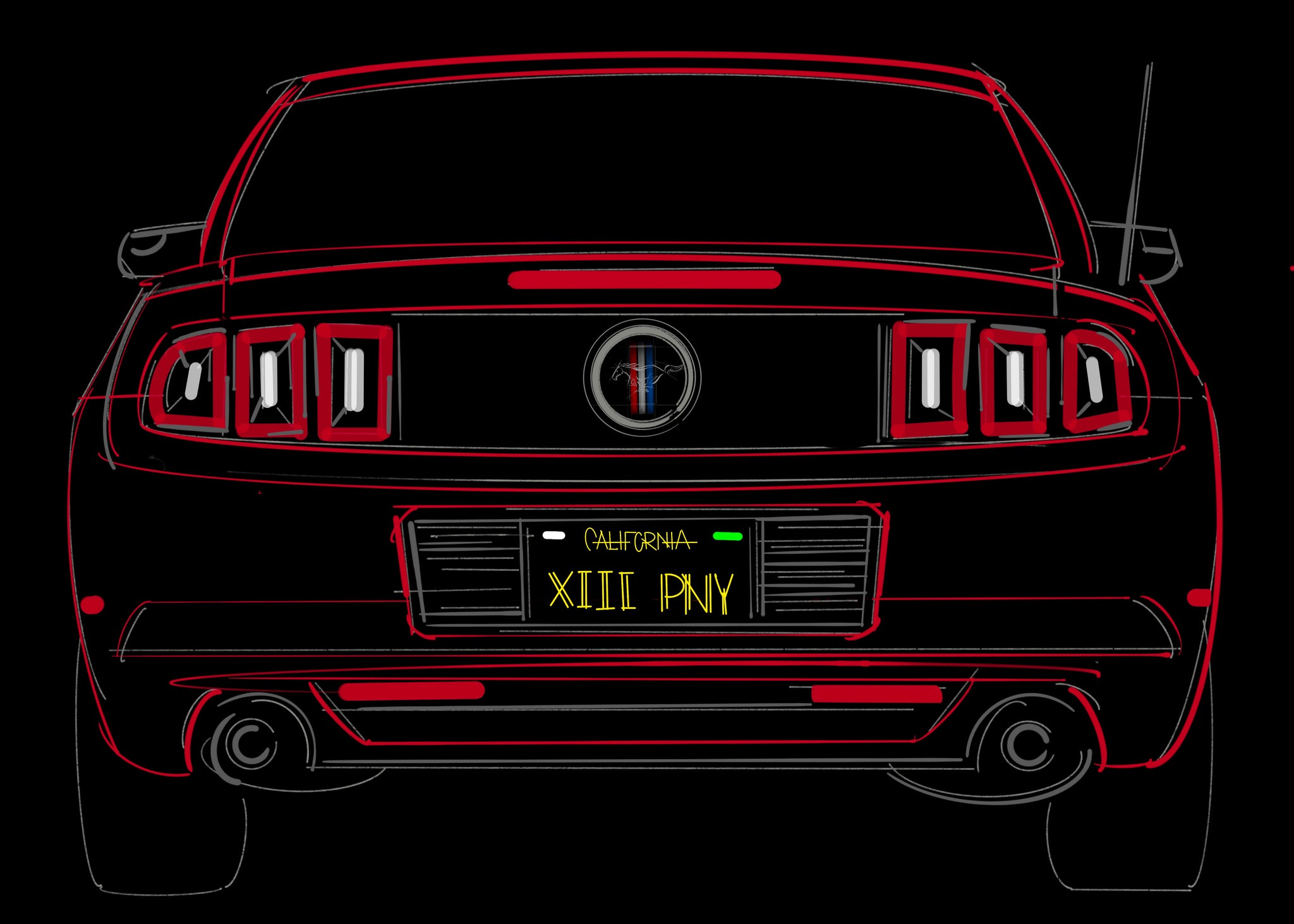2013 Mustang V6 | Hoodie