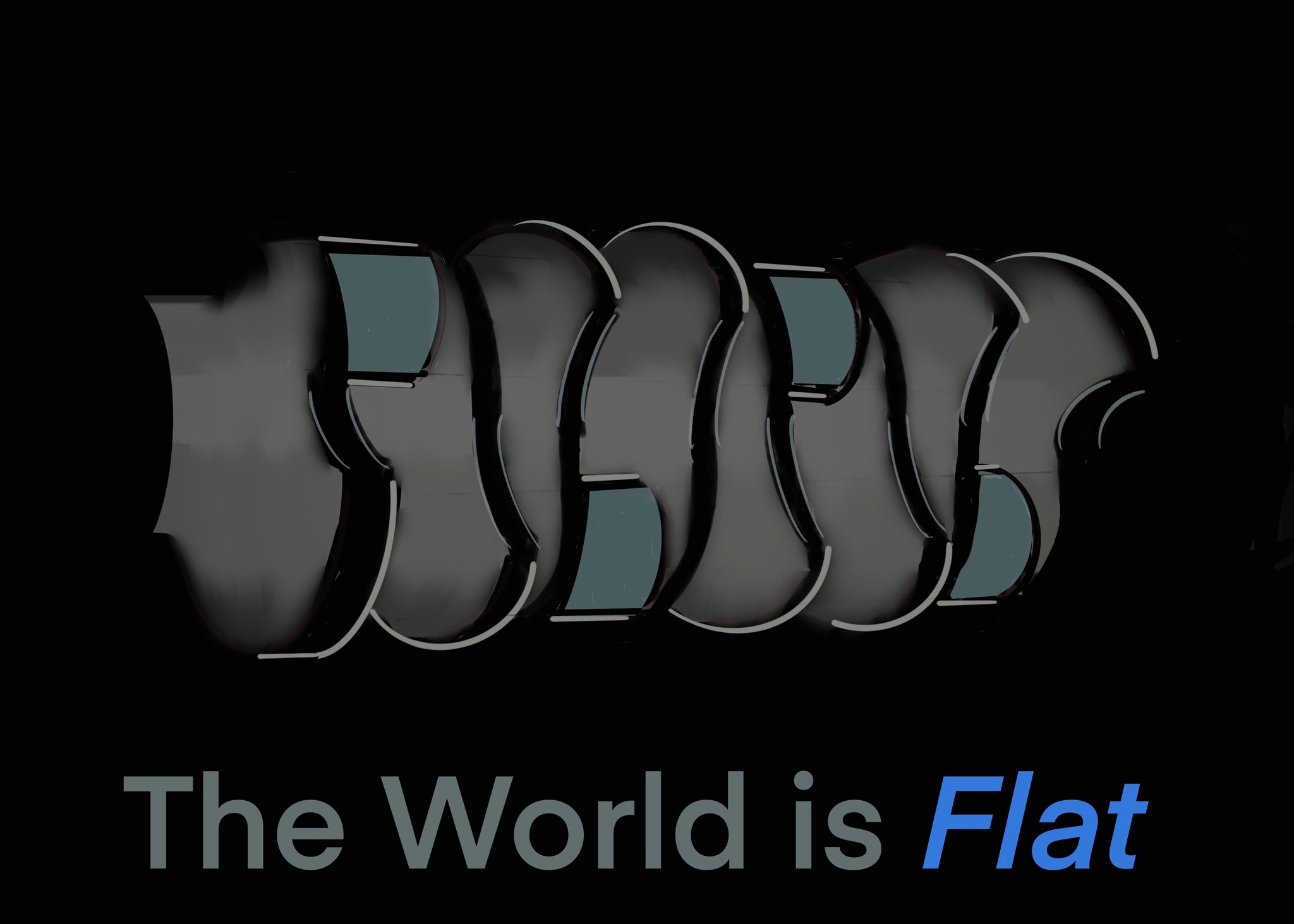 The World is Flat  | T-shirt (Women's Crew)