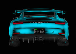 Porsche 911 GT3 (type 992) rear view