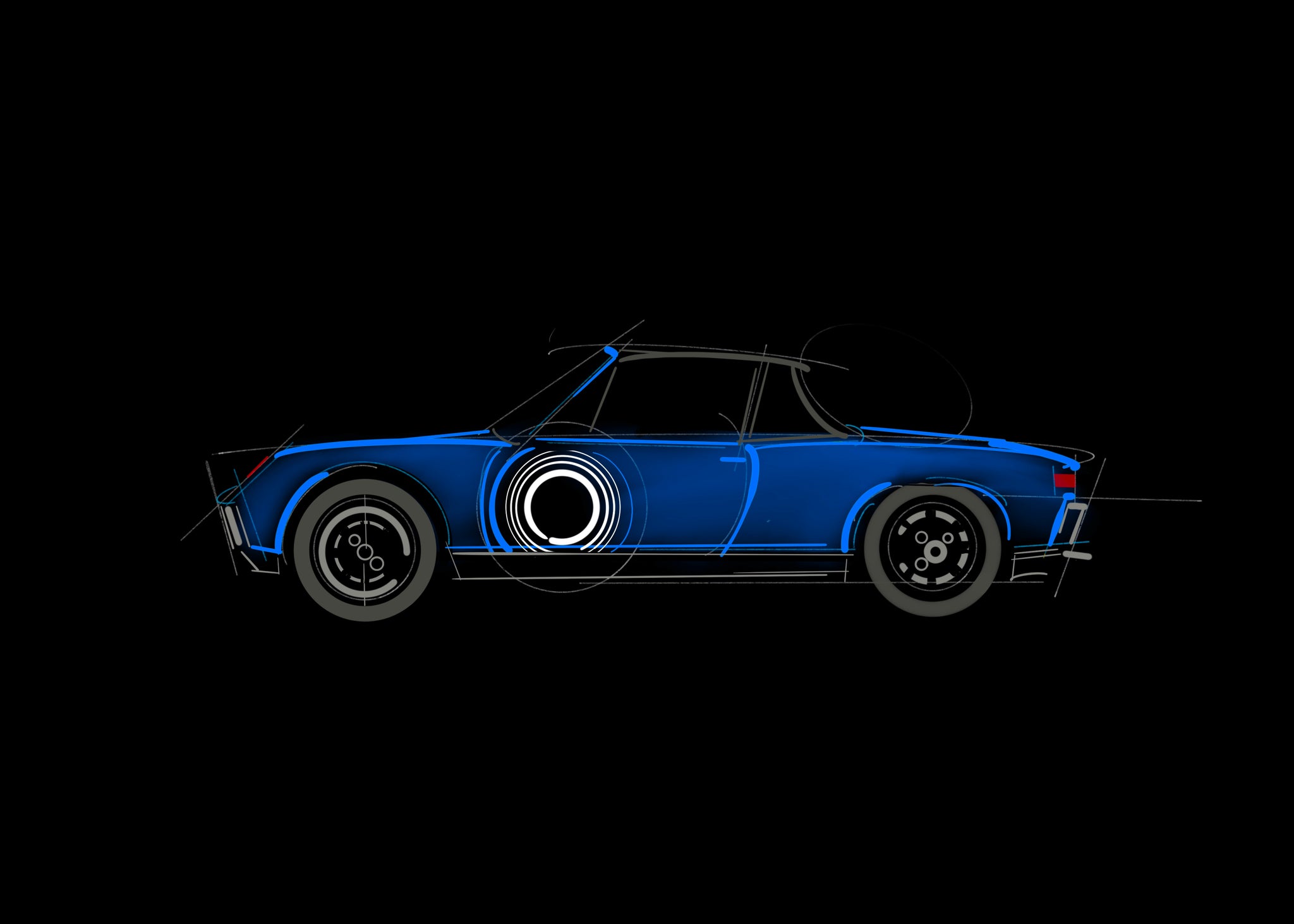 Porsche 914 (Blue) JLE | T-shirt