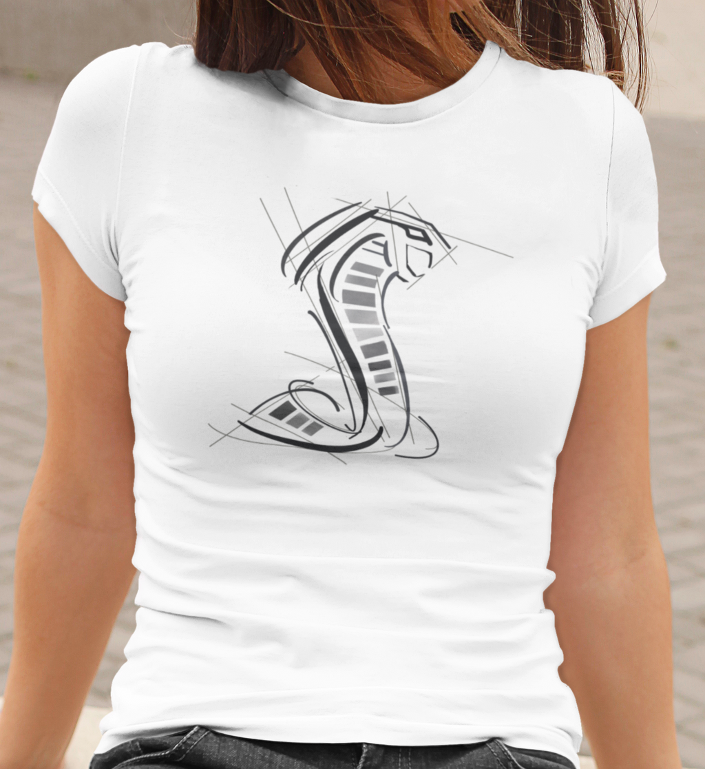Shelby Snake | Women's Crew T-shirt (White)
