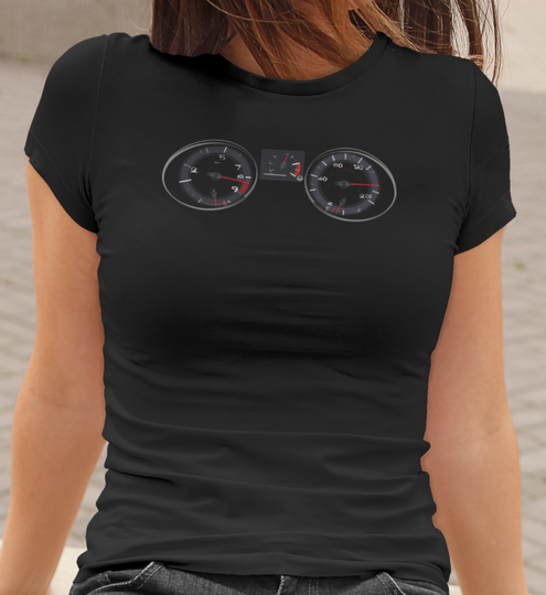 Shelby GT350 Gauges + Taillights | (Women's Crew) T-shirt